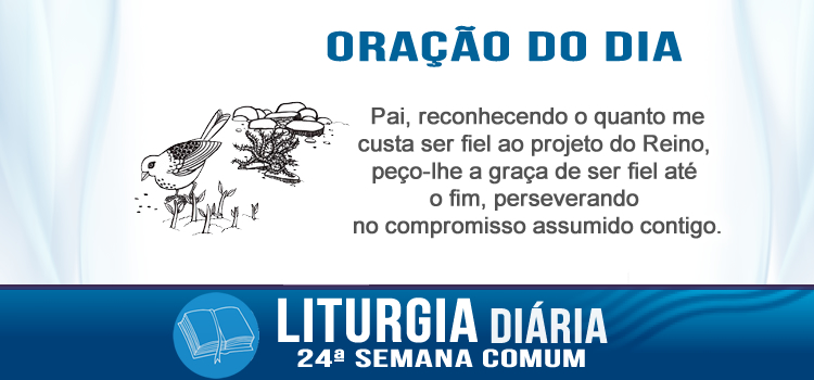 Liturgia diária, Parábola do Semeador - Lc 8,4-15