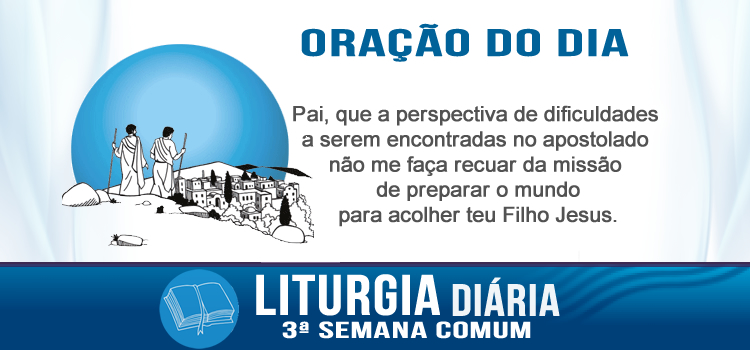 Oração diária, Vos envio como cordeiros para o meio de lobos - Lc 10,1-9