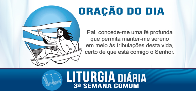 Oração diária, Jesus acalma a tempestade - Mc 4,35-41