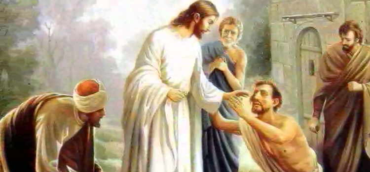 Jesus cura o leproso