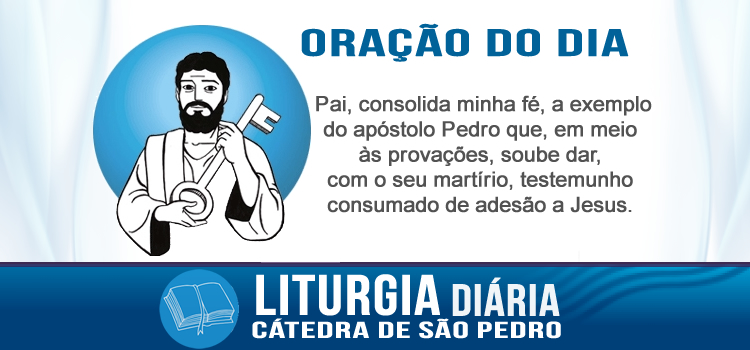 Oração diária, Cátedra de São Pedro