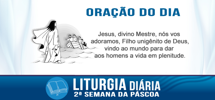 Oração diária, Jesus anda sobre as águas - Jo 6,16-21
