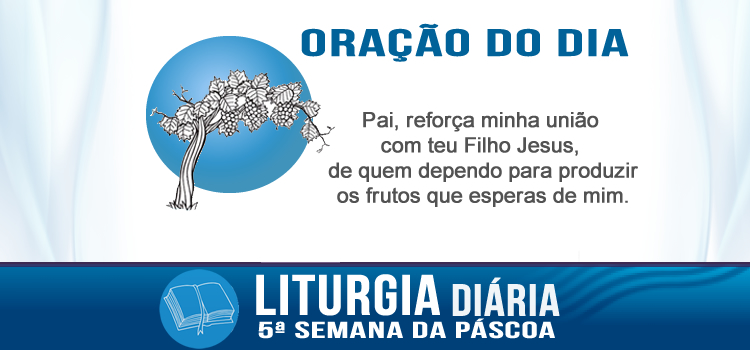 Oração diária, Eu sou a videira verdadeira - Jo 15,1-8