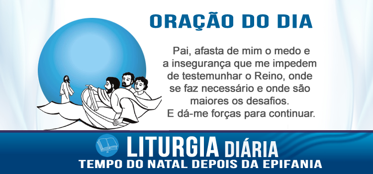 Oração diária, Jesus caminha sobre as águas - Mc 6,45-52
