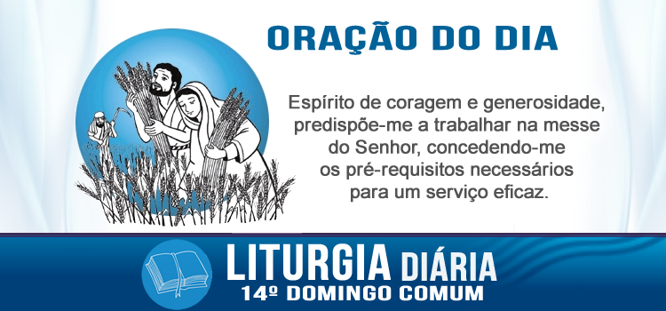 Oração diária, A paz esteja nesta casa! - Lc 10,1-12.17-20