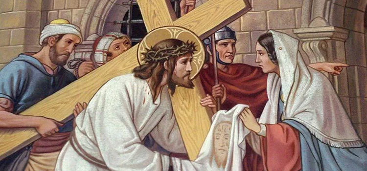 via-sacra jesus encontra com veronica