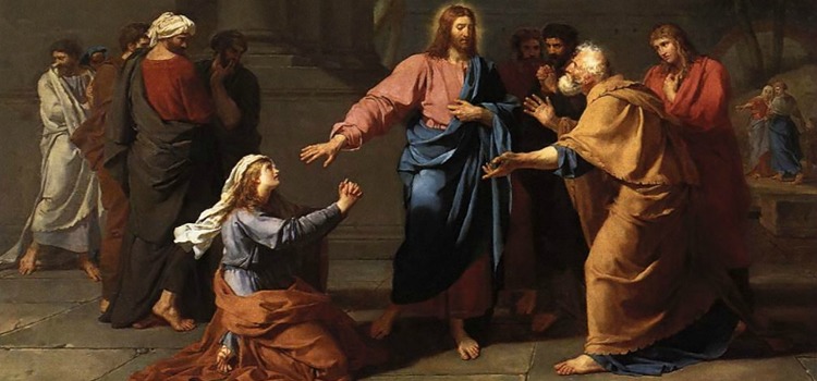 Jesus cura a mulher hemorrágica