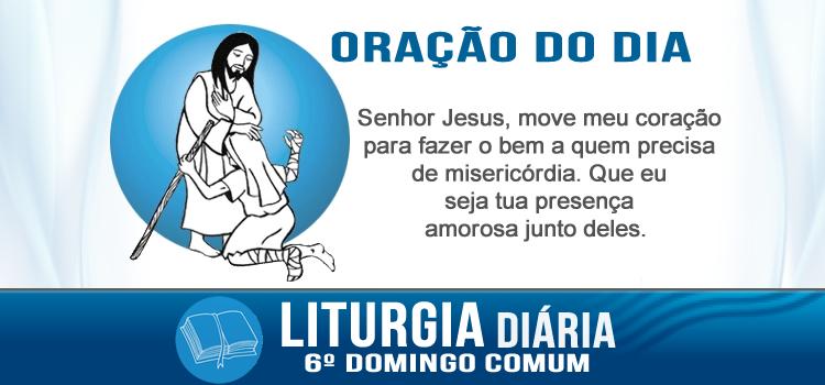 Liturgia diária Mc 1,40-45 do 6º Domingo do tempo comum