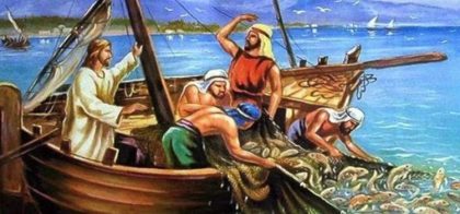 lançar as redes em aguas mais profunda Lc 5, 1-11
