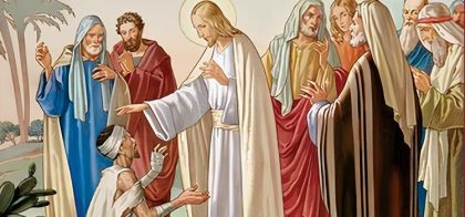 Jesus cura o leproso