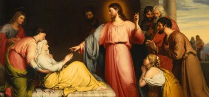 Jesus cura a sogra de Pedro