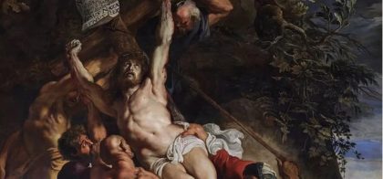 Descendimento da cruz Jesus é tirado da cruz