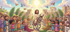 Jesus entra em Jerusalém o Domingo de Ramos