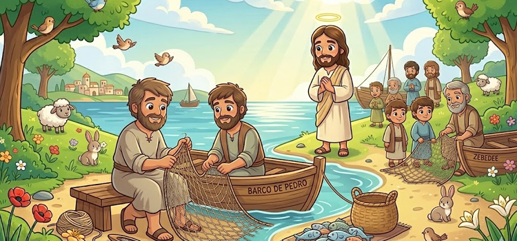 Jesus convida discípulos